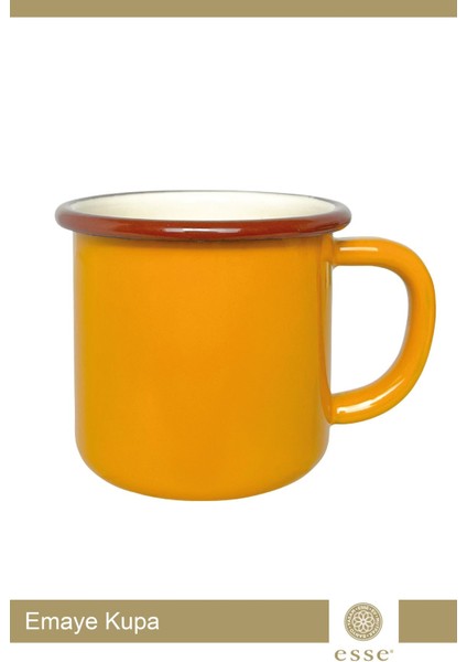 Renkli Emaye Kupa, Retro Tarz, Şık ve Dayanıklı, Sıcak Içim Keyfi