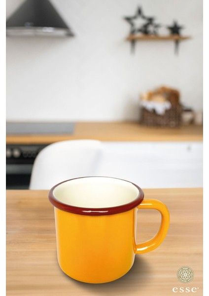 Renkli Emaye Kupa, Retro Tarz, Şık ve Dayanıklı, Sıcak Içim Keyfi fiyatları