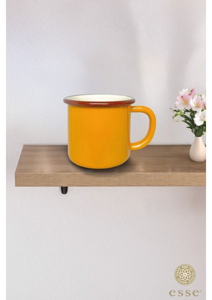 Renkli Emaye Kupa, Retro Tarz, Şık ve Dayanıklı, Sıcak Içim Keyfi modelleri