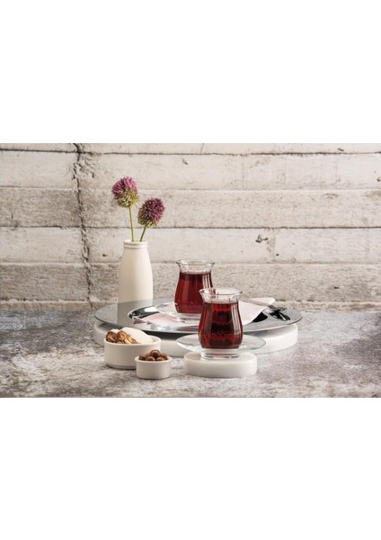 12 Parça Turuncu Linka Çay Seti Kutulu, Şık ve Kullanışlı Ürün