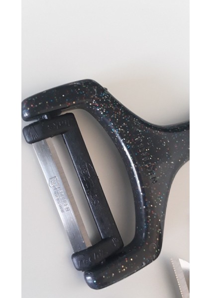 Şık 6'lı Simli Siyah Meyve Bıçak ve Soyacak Seti, Güzel Sunumlar Için Hazır fırsatları