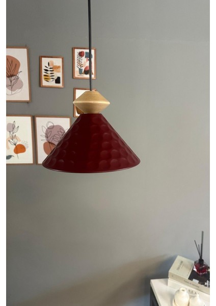 Bordo Topaç Sarkıt Avize, Ofis ve Salon Dekorasyonu Için Şık Aydınlatma fırsatları