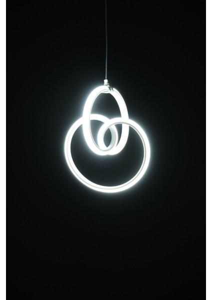 Modern Beyaz Renk Sala Mutfak ve Hol Için Şık LED Sarkıt Avize modelleri