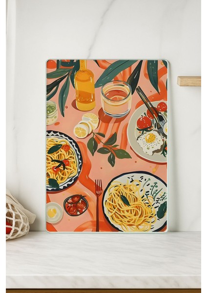 Şeffaf Cam Kesme Tahtası 20X30 Cm, Dayanıklı ve Hijyenik Mutfak Gereci fiyatları