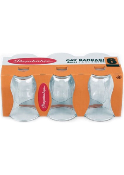 6'lı Çok Renkli Sade Çay Bardağı Takımı, Şık ve Kullanışlı Set