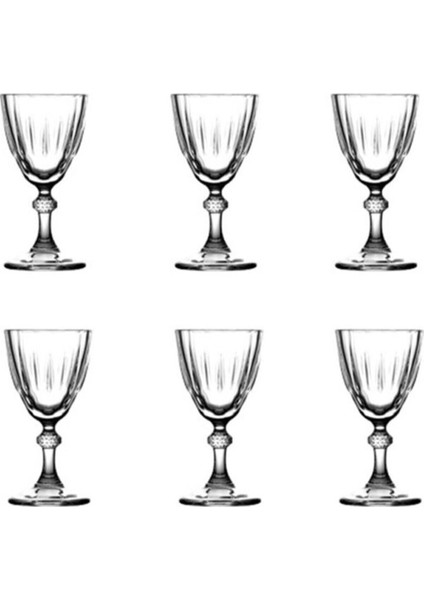 Şık 6'lı Beyaz Ayaklı Kahve Yanı Bardağı 49 Cc, Zarif ve Pratik Tasarım