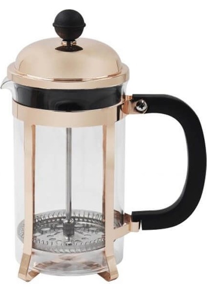 Beyaz 350 ml French Press, Şık ve Kullanışlı Kahve Demleme Aracı