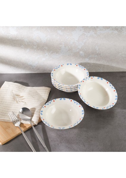 6'lı Renkli Çorba Kasesi, 15 Cm, Şık ve Kullanışlı Set