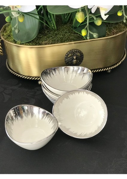 6'lı Safir Seramik Çerezlik Seti, Şık ve Kullanışlı Tasarım, Ev ve Davetler Için Ideal fiyatları