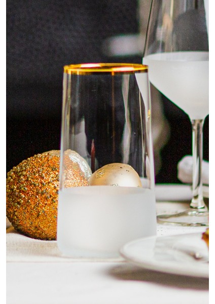 Renkli 4'lü 520 cc Meşrubat Bardak Seti, Şık ve Kullanışlı Içecek Sunumu Için Ideal