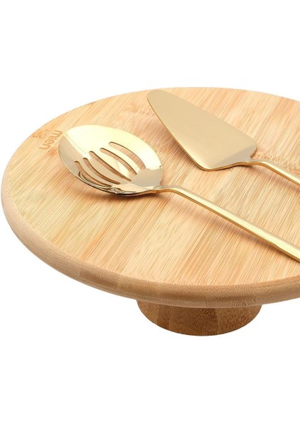 Beyaz Bambu Ayaklı Pasta Standı, Şık ve Dayanıklı Ikili Set fiyatları