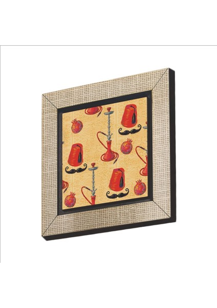 Türk ve Osmanlı Sembollü Baskılı Mdf Magnet, Buz Dolabı Süsü, Şık ve Dekoratif.