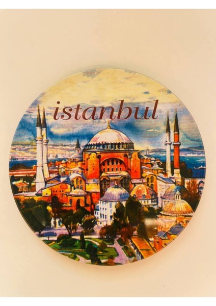 6'lı Istanbul Temalı Mantar Bardak Altlığı Seti fırsatları