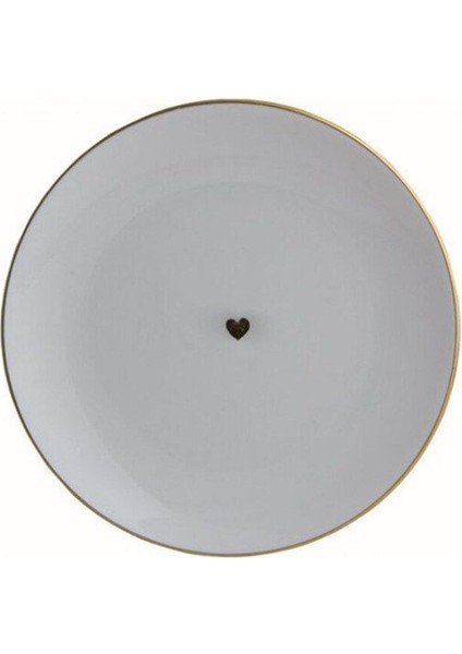 Şık 17CM Desen1 Düz Tabak, Beyaz, Zarif ve Kullanışlı Ev Gereçleri