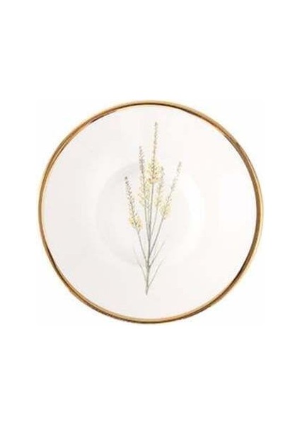 Renkli Botanical Desen7 Çay Tabağı 11CM, Şık ve Zarif Tasarım