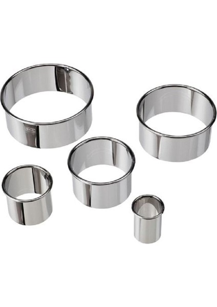 5'li Kurabiye Kalıbı Seti, Lame, Eğlenceli ve Pratik Mutfak Araçları