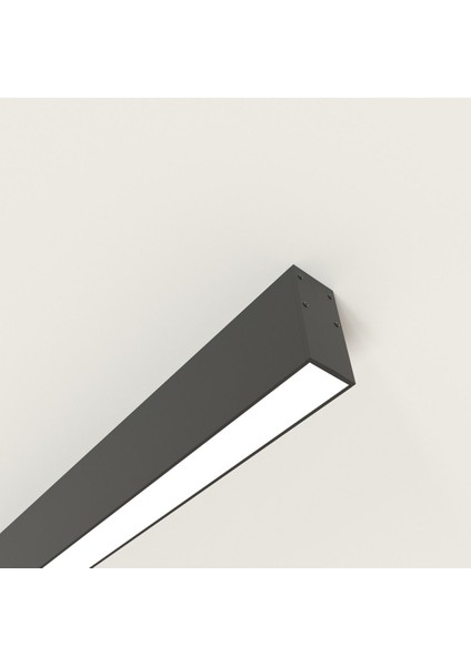 Sıva Üstü Lineer Aydınlatma, Siyah, Sarkıt, 3CMX40CM, 4000K fiyatları