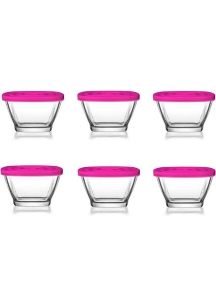 Kapaklı Cam Saklama Kabı Seti 6'lı, Sağlam ve Şık Saklama Çözümü