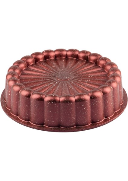 Kırmızı Granit Kek Kalıbı, Dayanıklı ve Şık Mutfak Gereciği