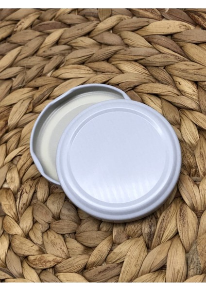 Beyaz Metal Konserve Kavanoz Kapağı 63 Mm, 100 Adet Set