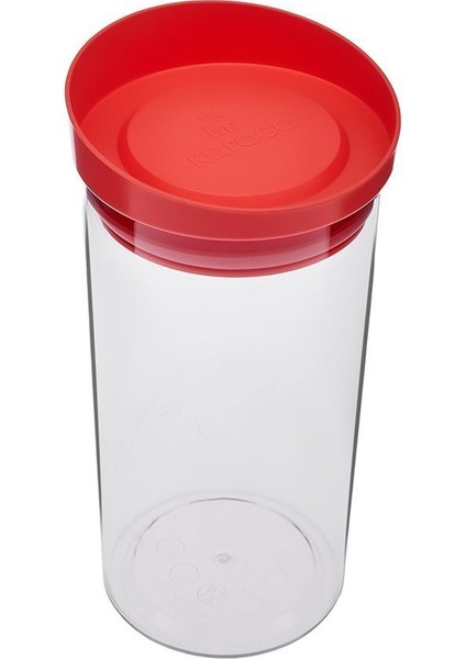 3'lü Silikon Kapaklı Büyük Saklama Kabı Seti, Kırmızı modelleri