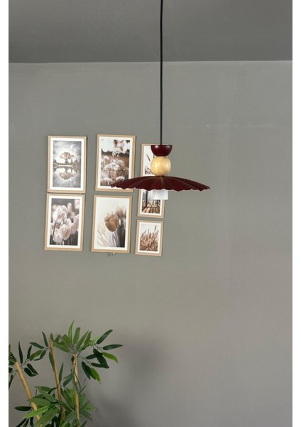 Modern Rustik Sarkıt Avize, Ahşap Şapka Başlık, Şık ve Sıcak Aydınlatma Seçeneği indirimleri