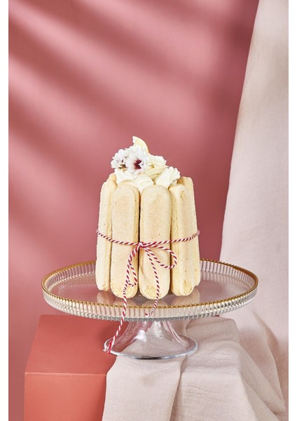 Beyaz 21 cm Pasta ve Tatlı Sunum Standı, Şık ve Kullanışlı Tasarım