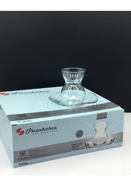 Renkli 6'lı Dantel Çay Seti, Şık ve Zarif Tasarım, Evinizi Güzelleştirecek.