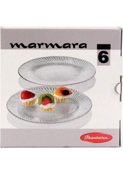 Turuncu 19.8cm Tatlı Tabak Seti, 6'lı, Şık ve Kullanışlı Ev Dekoru Ürünü modelleri