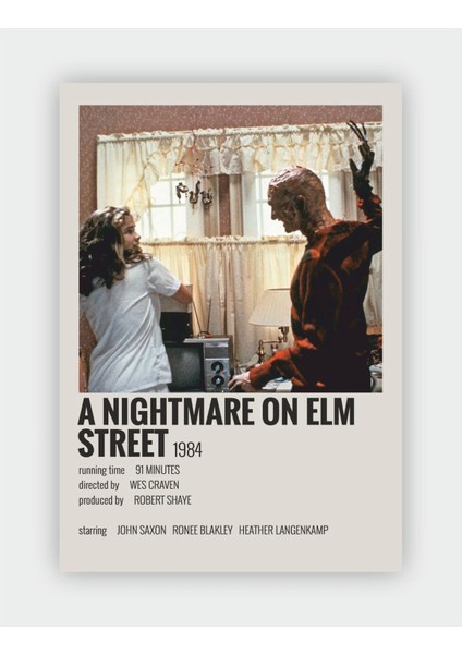 Rüya Geceleri Film Bilgi Kartı Renkli Duvar Posteri