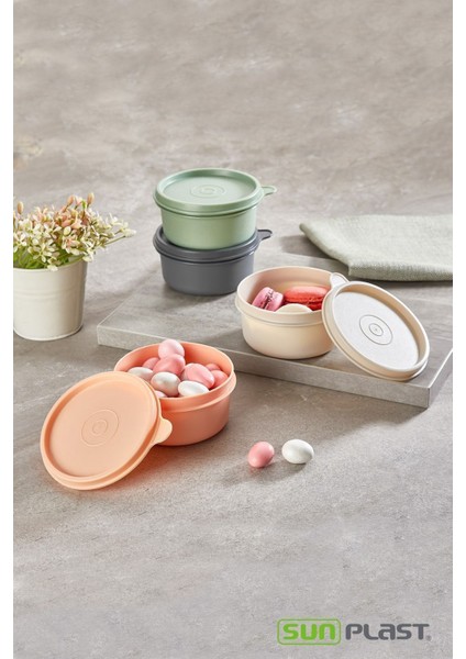 12'li Çok Renkli Silikon Kapaklı Saklama ve Piknik Seti modelleri