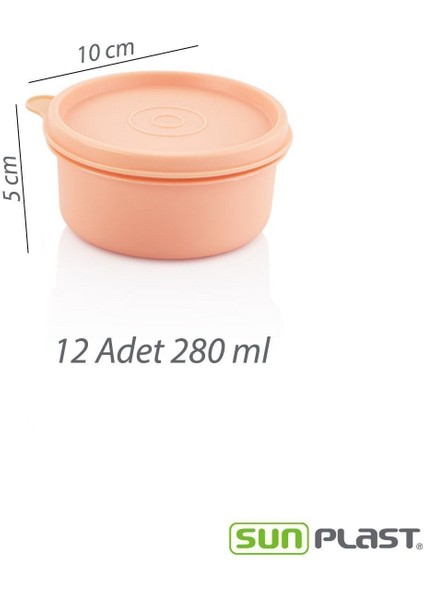 12'li Çok Renkli Silikon Kapaklı Saklama ve Piknik Seti indirimleri