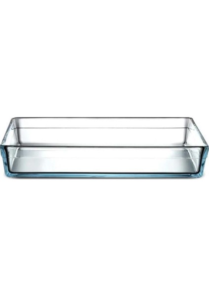 Kahverengi Küçük Dikdörtgen Cam Vazoya Şık ve Zarif Tasarım