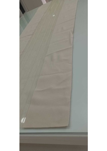 Şık Bej Amerikan Servis ve Sehba Örtüsü 140X40, Zarif Masa Dekoru modelleri