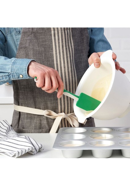 Yeşil-Beyaz Spatula ve Paslanmaz Çelik Çırpıcı, 2 Adet Set fiyatları