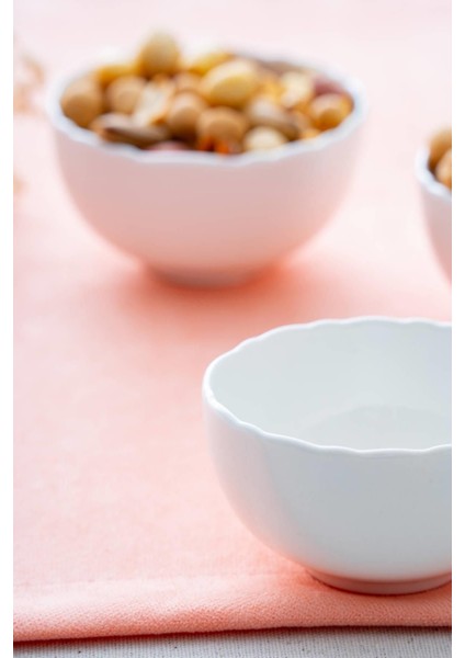 Beyaz 6'lı Yuvarlak Kase Takımı, 8 Cm, Şık ve Dayanıklı Tasarım fiyatları