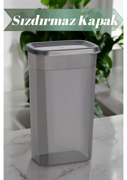 6'lı 3200ML Mega Boy Dikdörtgen Saklama Kabı Çeyiz Seti 28 Etiket Hediye modelleri