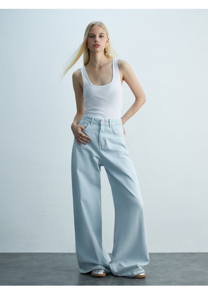 Iyana Super Baggy Jean Pantolon