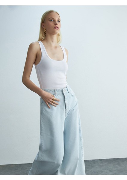 Iyana Super Baggy Jean Pantolon