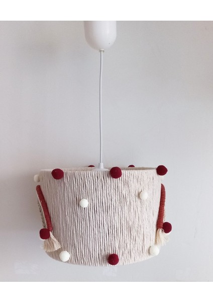 Renkli Makrome Ip Sarkıt, Ahşap Boncuklar, Çocuk Odası Dekoru, Sevimli Avize fiyatları