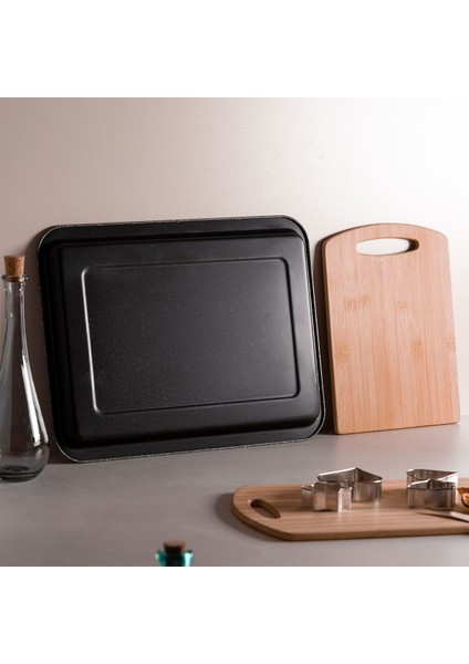 Gri Fırın Tepsisi 26X37 Cm, Dayanıklı ve Şık Mutfak Gereci fırsatları