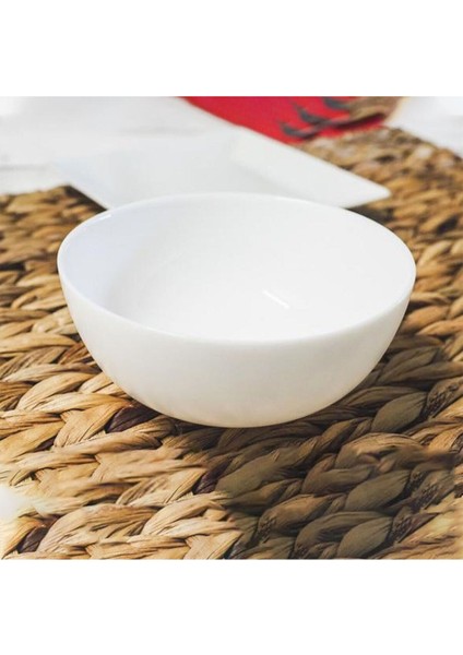 Beyaz 12 cm 6'lı Seramik Kase, Şık ve Kullanışlı Ev Aksesuarı