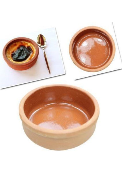 Doğal Toprak Güveç Seti, 6'lı Kase Takımı, Muhallebi ve Sütlaç Için Ideal modelleri