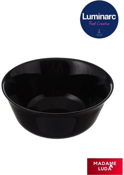 12 cm Siyah Temperli Kase Takımı - 6 Adet, Çok Amaçlı Kullanıma Uygun fırsatları