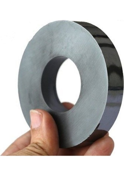 70X32X10 Ferrit Seramik Halka Güçlü Mıknatıs Gri