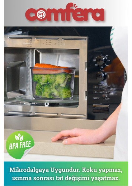 12'li 24 Parça Dikdörtgen Saklama Kabı Seti, Gri, Ekonomik ve Pratik Kullanım