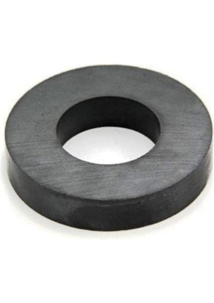 Güçlü Ferrit Seramik Halka Mıknatıs 60X32X10 mm Siyah fiyatları