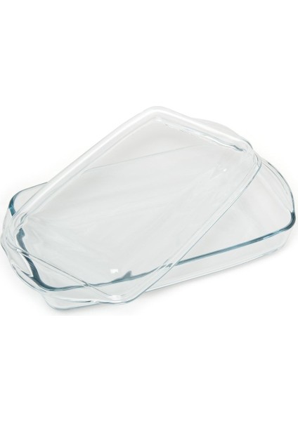 Içli Kapaklı Dikdörtgen Cam Saklama Kabı 1950 Ml, Beyaz modelleri