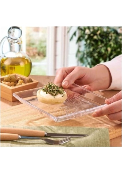 Beyaz Madlen Tabaklar, 15X15 Cm, 2'li Set, Şık ve Kullanışlı Tasarım modelleri