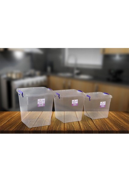 Dikey Saklama Kabı 3'lü Set, 7,7-11-15 L, Turuncu Renk fiyatları